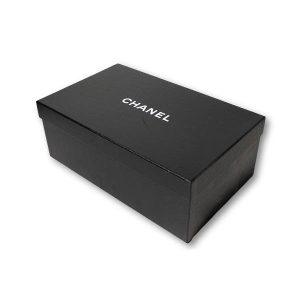 29cm 未使用品 CHANEL シャネル ココマーク ファブリックローカットスニーカー 44 BLACK ブラック /● メンズの画像