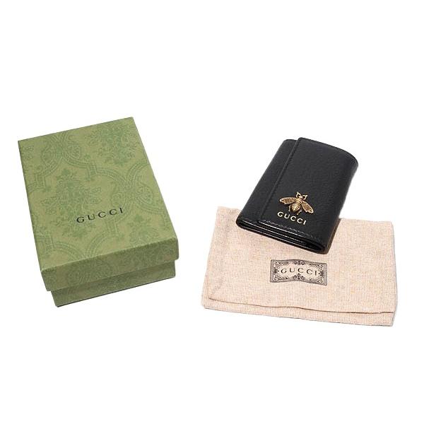 GUCCI（グッチ） 6連 アニマリエ BEE ビー キーケース BLACK ブラック