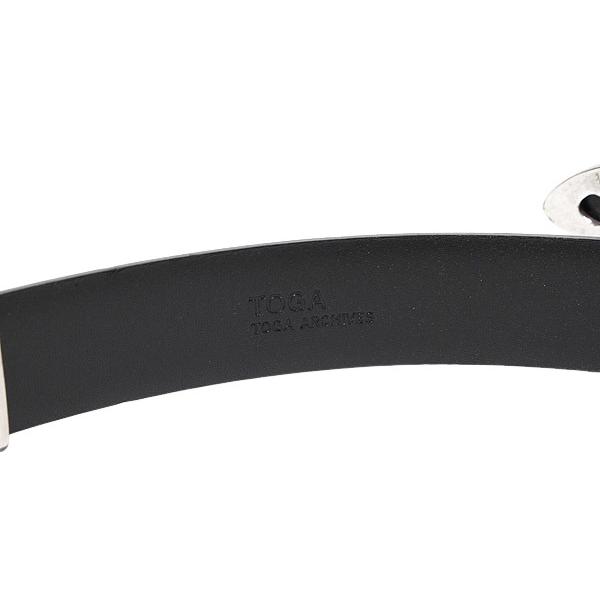 TOGA ARCHIVES トーガ アーカイブス METAL LEATHER BELT メタル レザー