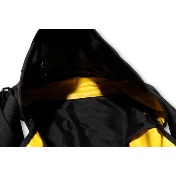 シュプリーム メッセンジャーバッグ ナイロン レザー 黒 黄色 Supreme（シュプリーム） 2008FW SUPREME Messengeer Bag