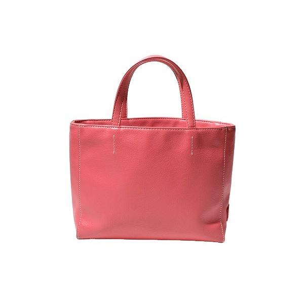 Kitamura（キタムラ） レザー ミニ ハンド トートバッグ PINK ピンク 