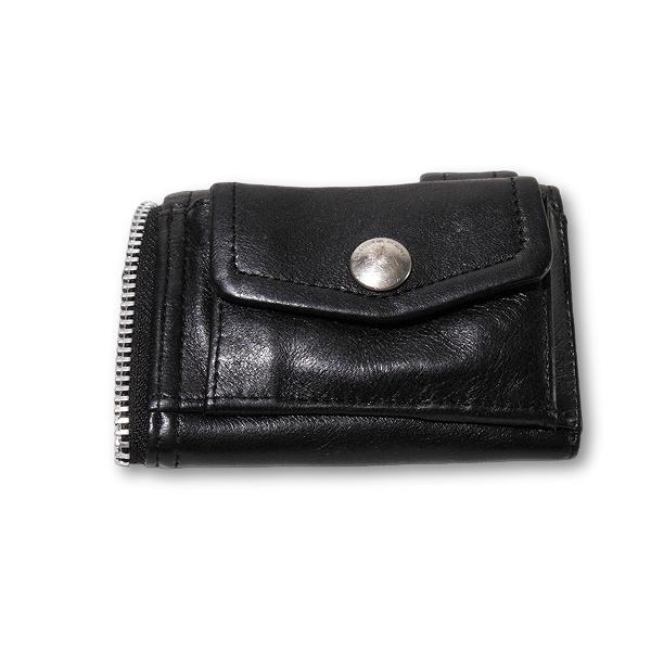 ビューティフルピープル ライダース コンパクト ウォレット レザー ブラック beautiful people ビューティフルピープル riders petit wallet