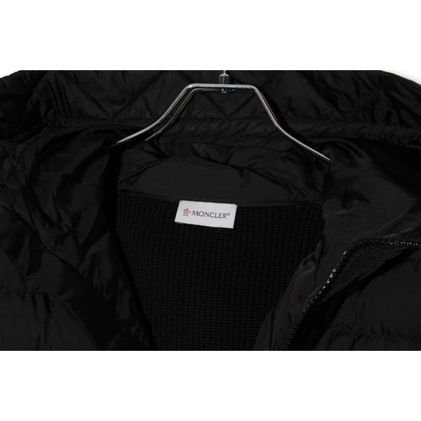MONCLER（モンクレール） CARDIGAN TRICOT GOOSE DOWN ニット切替