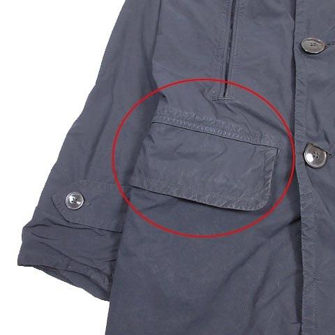 中古 コモリ COMOLI 15SS ガーメント ダイ ナイロン マッキノウ コート