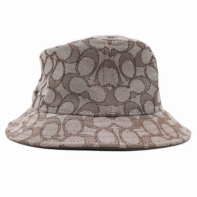 国内即発送】 COACH バケットハット シグネチャー ecousarecycling.com