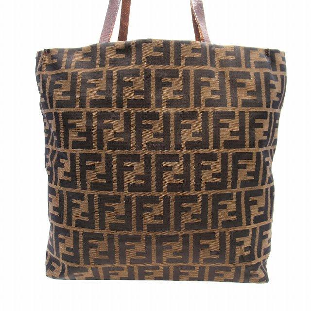 フェンディ FENDI ヴィンテージ ズッカ 総柄 トート バッグ ハンド