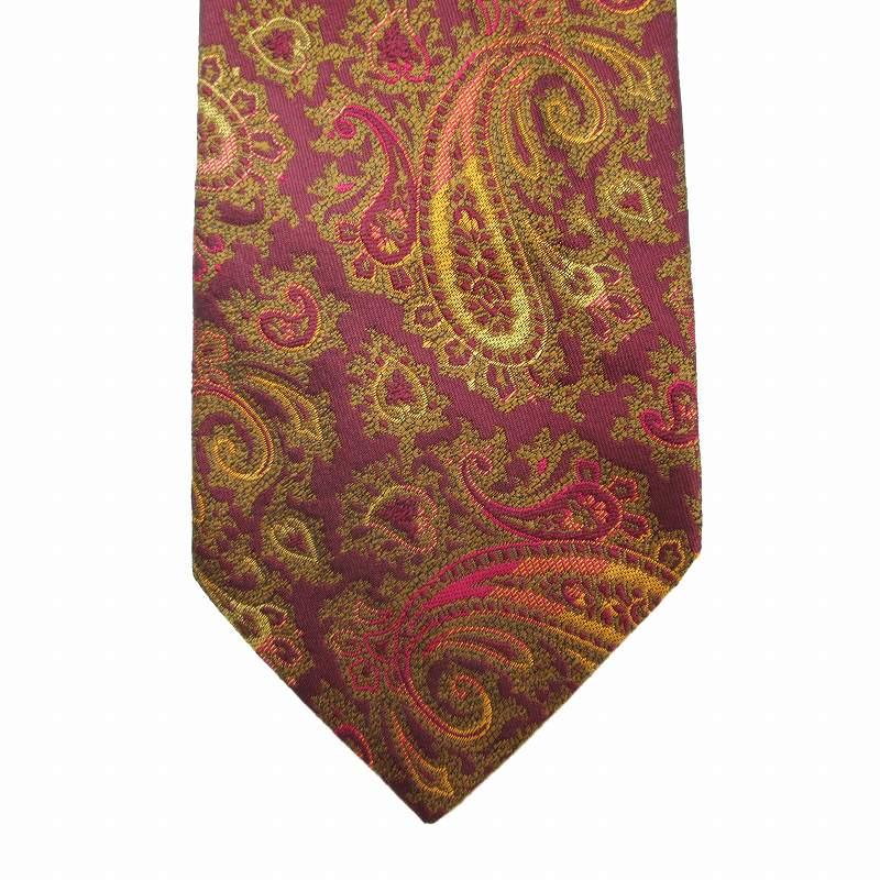 極美品 ヴェルサーチ ヴェルサーチェ VERSACE レトロ調 ペイズリー 総