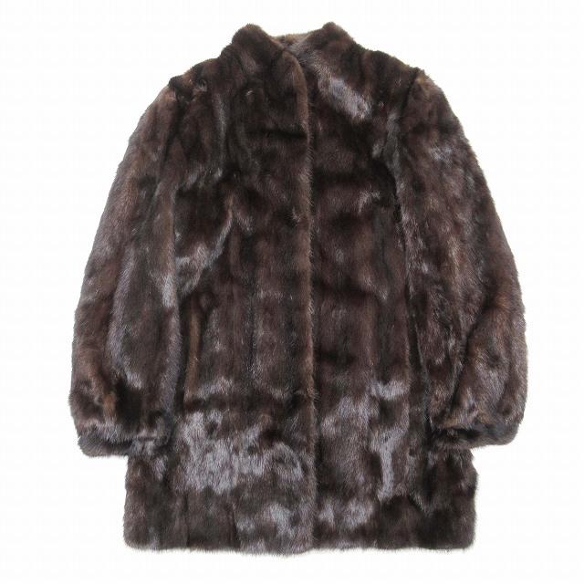 SAGAミンクコート　ブラウン 美品 SAGA MINK サガミンク ミンク ミンクファー 毛皮 コート