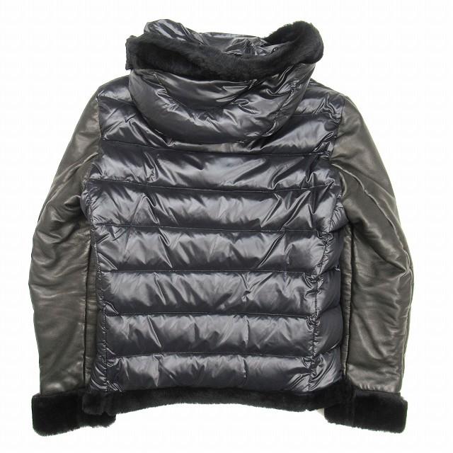 美品 エンメティ EMMETI FERNANDO フェルナンド ナイロン ダウン