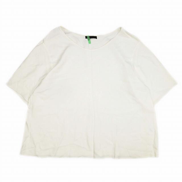 ザロウ THE ROW Uネック レーヨン ブラウス シャツ トップス プル 