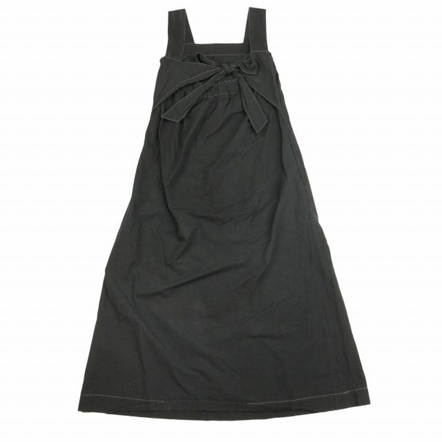 シンゾーン SHINZONE 麻 リネン カシュクールワンピース ベルト 黒 24MID-SUMMER】THE SHINZONE シンゾーン カシュクールドレス