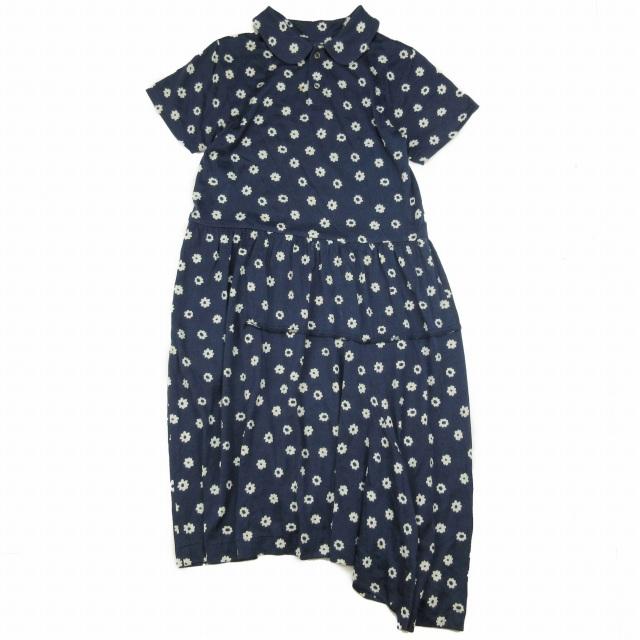 08AW コムデギャルソンコムデギャルソン 花柄 イレヘム ニット  