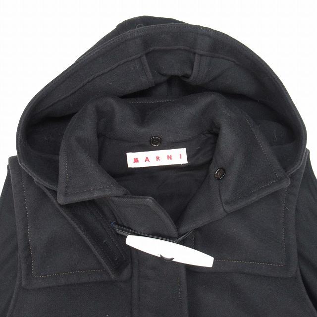 美品 17aw マルニ MARNI ジレ型 ダッフルコート ベスト メルトン 