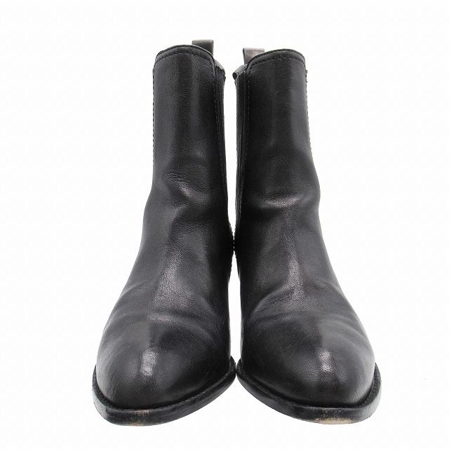 美品 アレキサンダーワン ALEXANDER WANG サイドゴア ショートブーツ 
