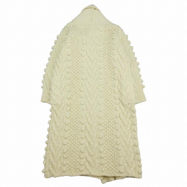 美品 18AW アーキ archi KALMA KNIT COAT ポップコーンニット コート  