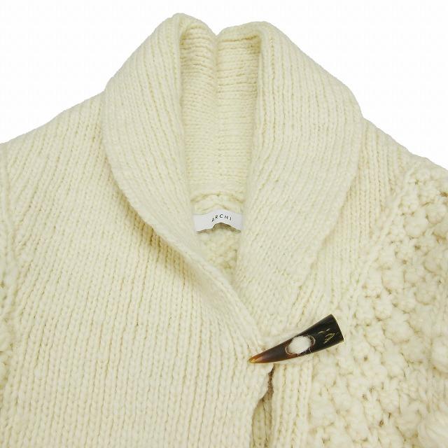 美品 18AW アーキ archi KALMA KNIT COAT ポップコーンニット コート  