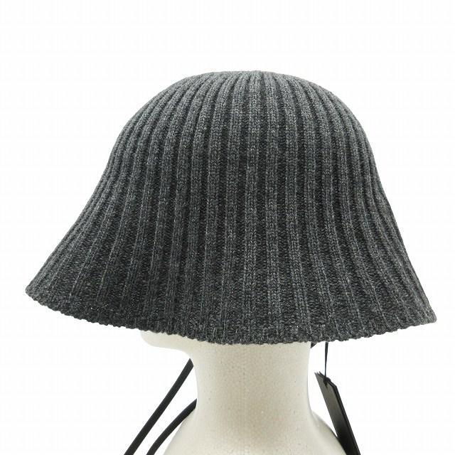 極美品 エントワフェイン ENTWURFEIN Fillip．L リブ ニット ハット 