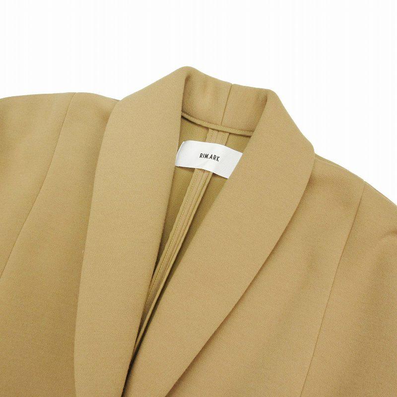 美品 リムアーク rim.ark Useful cocoon coat ダンボールニット 