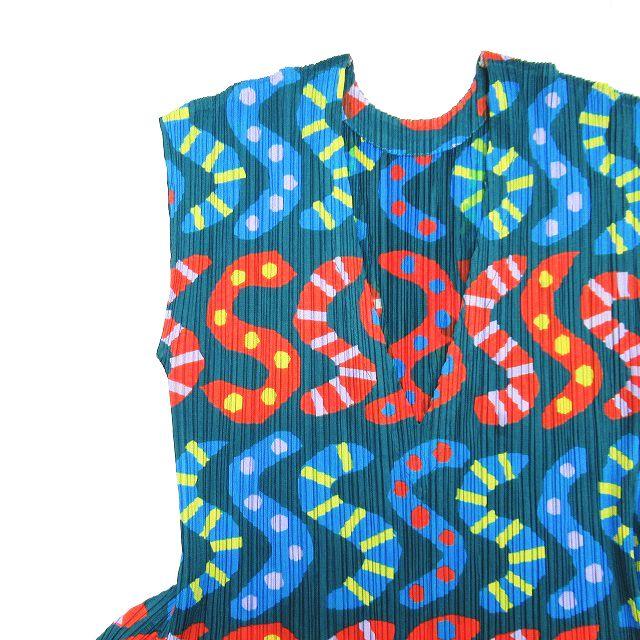 希少 極美品 2011 プリーツプリーズ PLEATS PLEASE ISSEY MIYAKE 総柄 