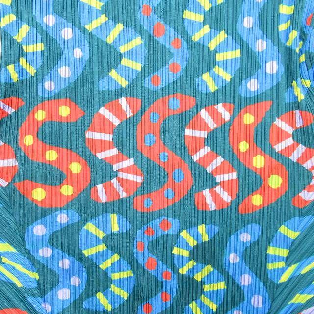 希少 極美品 2011 プリーツプリーズ PLEATS PLEASE ISSEY MIYAKE 総柄  