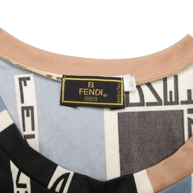 Vintage ヴィンテージ フェンディ FENDI ロゴ ズッカ柄 配色  
