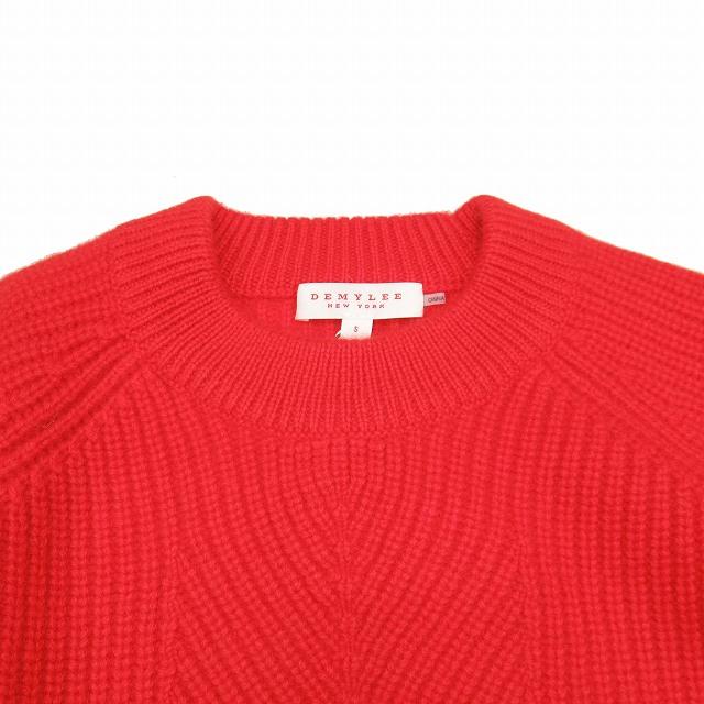 未使用品 デミリー DEMYLEE CHELSEA クルーネック カシミヤニット プル 