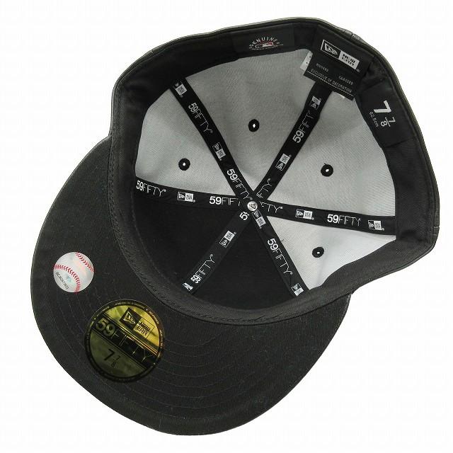 美品 ニューエラ NEW ERA 59FIFTY Rhinestone Badge MLB NEW YORK YANKEES ラインストーン バッジ NY ヤンキース キャップ 7(7/8)/62.5cm｜vectorpremium｜05