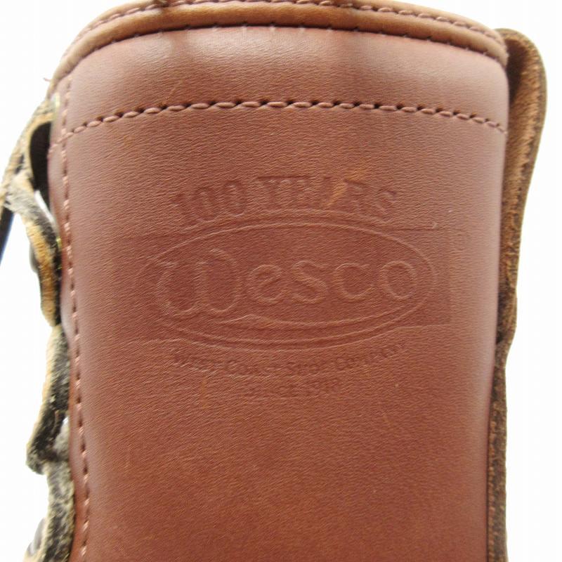 ウエスコ WESCO 100YEARS STANDARD JOBMASTER 100周年 スタンダード ジョブマスター ストック ワーク ブーツ ミドル カウハイド レザー｜vectorpremium｜07