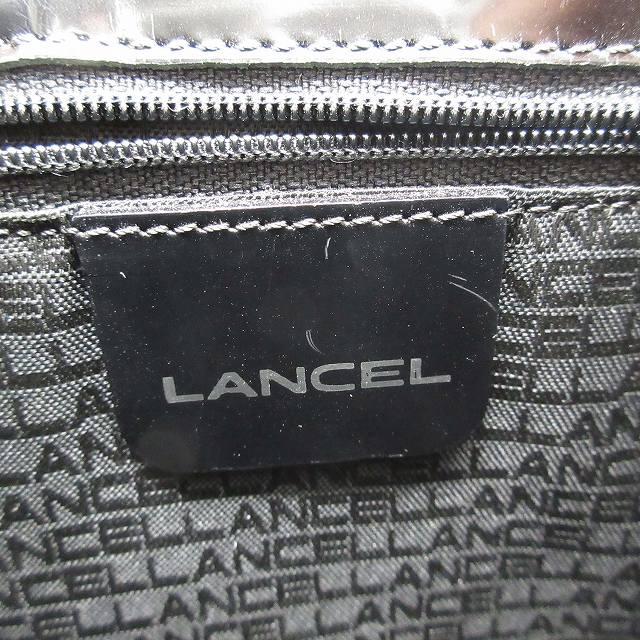 ランセル LANCEL Sixtine Bag シックスティーン バッグ エナメル レザー ハンドバッグ ショルダー フラップ フォーマル イタリア製｜vectorpremium｜08