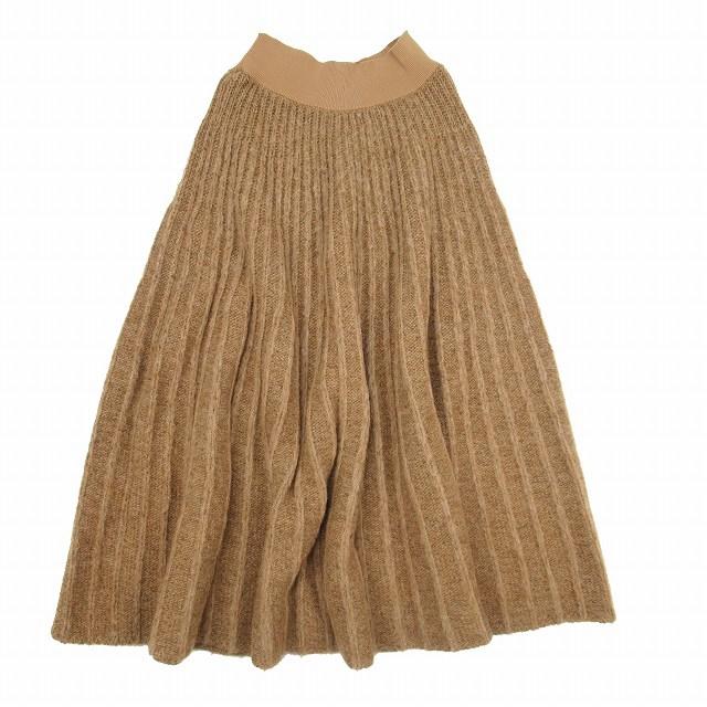 美品 セリーヌ CELINE by Phoebe Philo フィービー期 RIBBED SKIRT IN WOOL AND MOHAIR モヘア × ウール リブニット ミモレスカート XS｜vectorpremium｜02