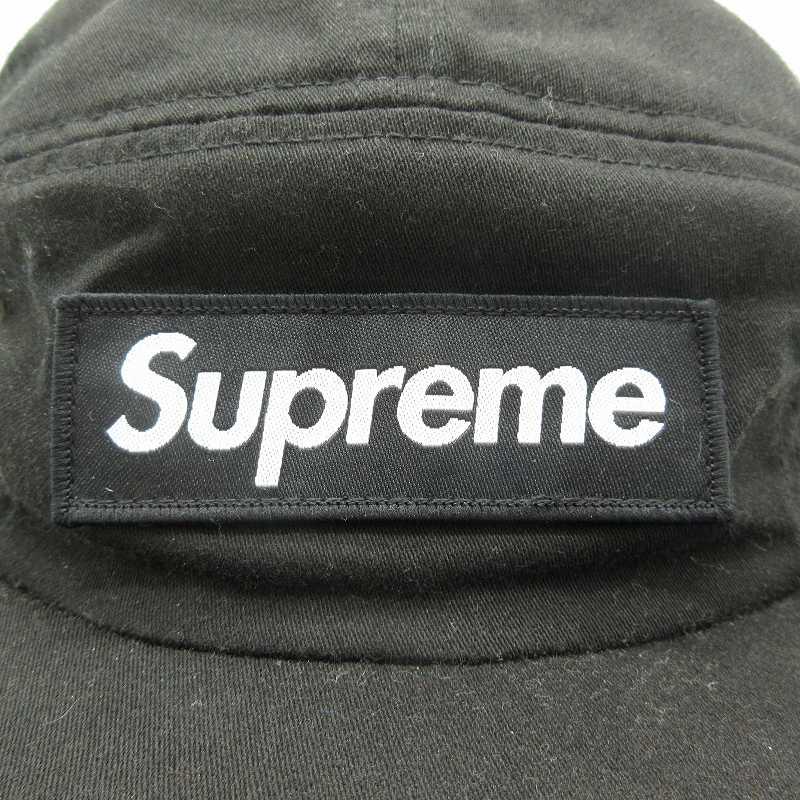 シュプリーム SUPREME Box Logo Camp Cap ボックスロゴ キャンプ キャップ 帽子 コットン 黒 ブラック メンズ/1/☆J11｜vectorpremium｜06