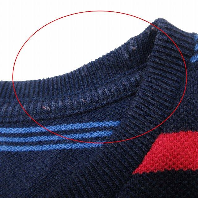 WACKO MARIA ワコマリア STRIPED CREW NECK T-SHIRT ボーダー 鹿の子 T  