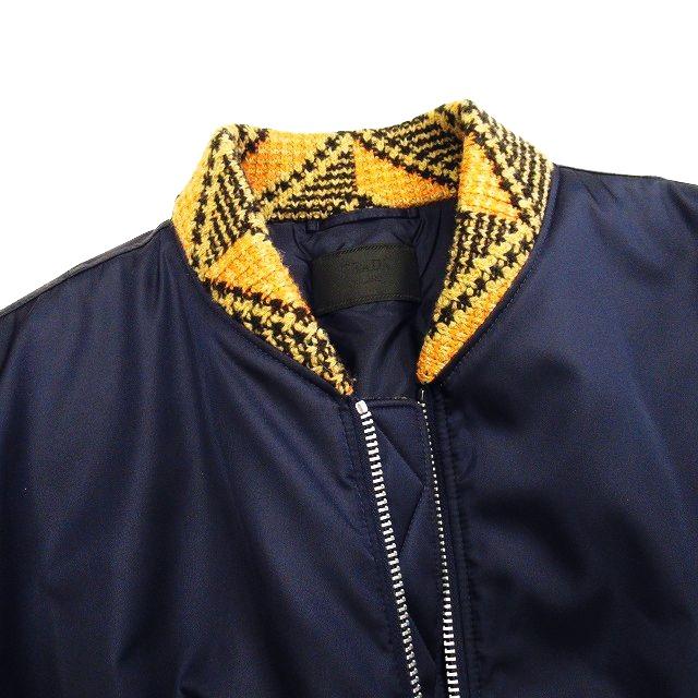 未使用品 21aw プラダ PRADA by Raf Simons ボンバー ジャケット 