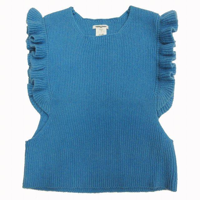 21AW フミカ ウチダ FUMIKA_UCHIDA 3G Mix Shetland OVER FRILL VEST 