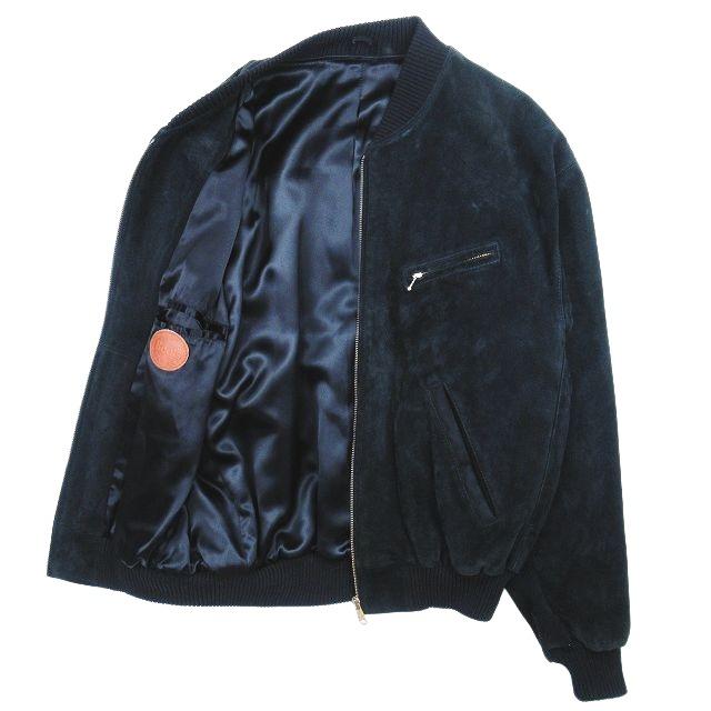 Roots ルーツ カナダ製 レザー ジャケット ブルゾン MA-1 フライト 