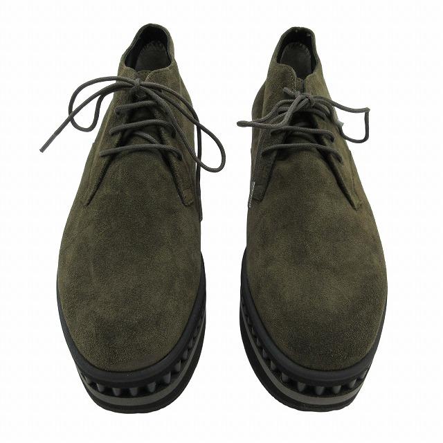 ロベールクレジュリー アンクルストラップローヒール 5 1/2 トゥ