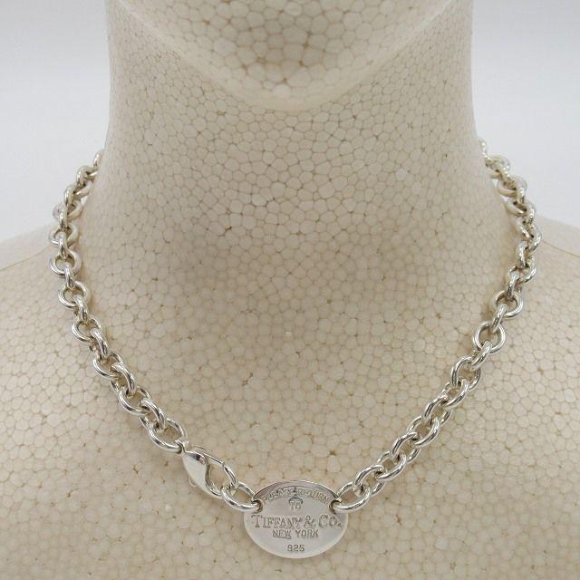 ティファニー TIFFANY & CO. リターントゥ オーバル タグ ネックレス 