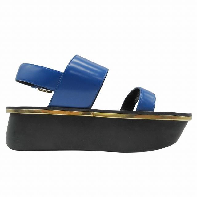 MARNI 美品 16SS マルニ プラットフォーム 厚底 レザー サンダル
