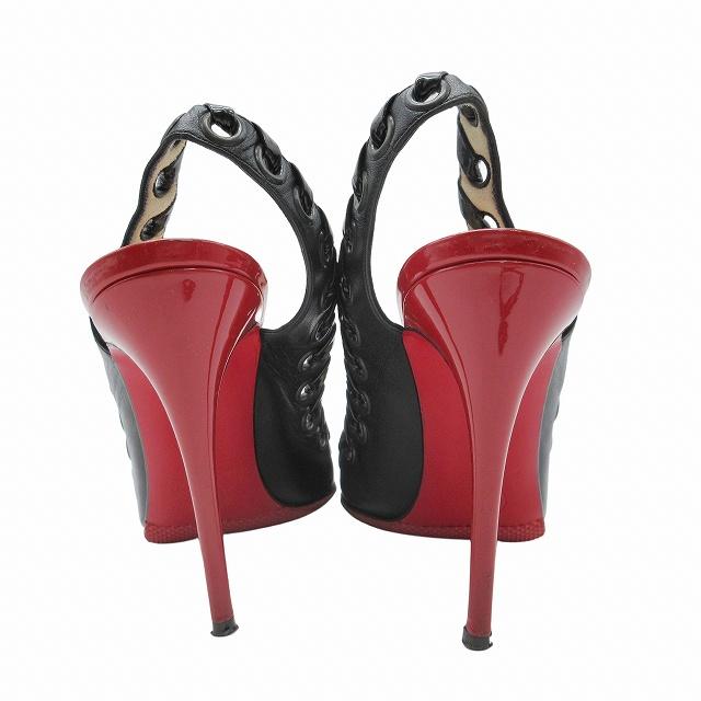 Christian Louboutin 美品 クリスチャンルブタン louboutin ハトメ 