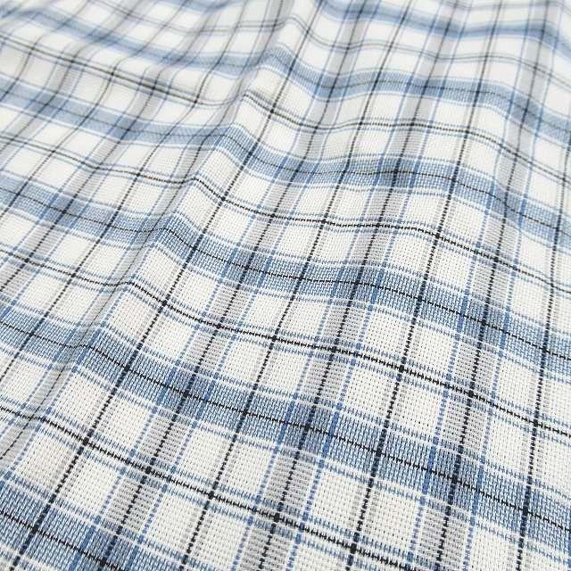 未使用品 ダックス DAKS チェック柄 シャツ 長袖 ワンポイント ロゴ  