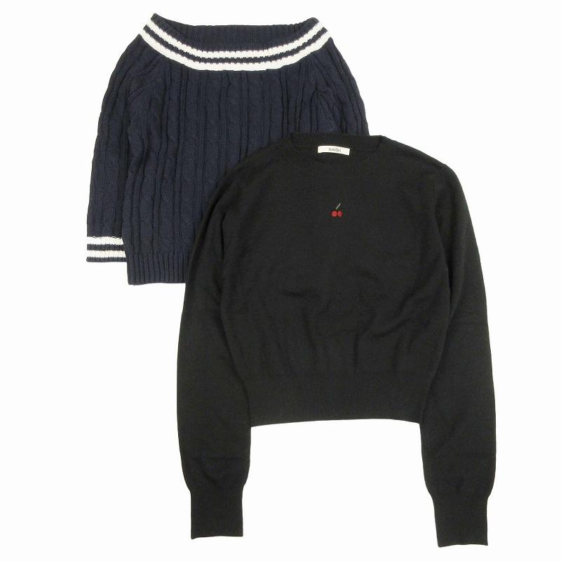 アプワイザーリッシェ スナイデル Apuweiser-riche snidel ニット 