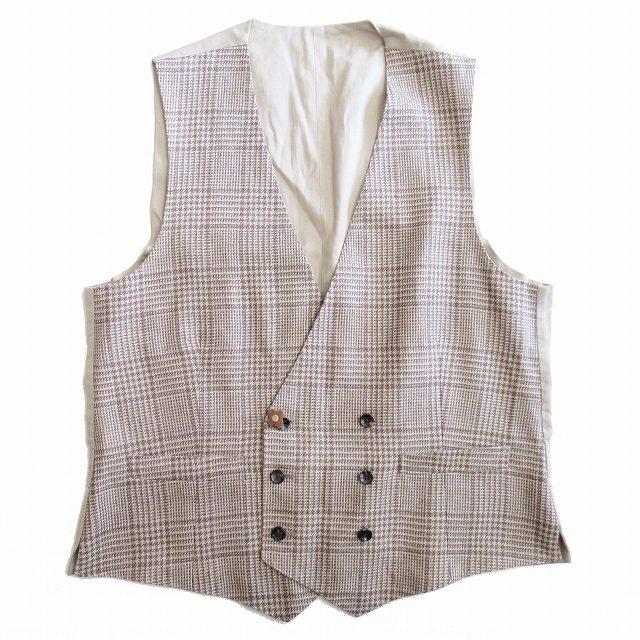 ラルディーニ LARDINI イタリア ベスト ジレ リネン100% 麻