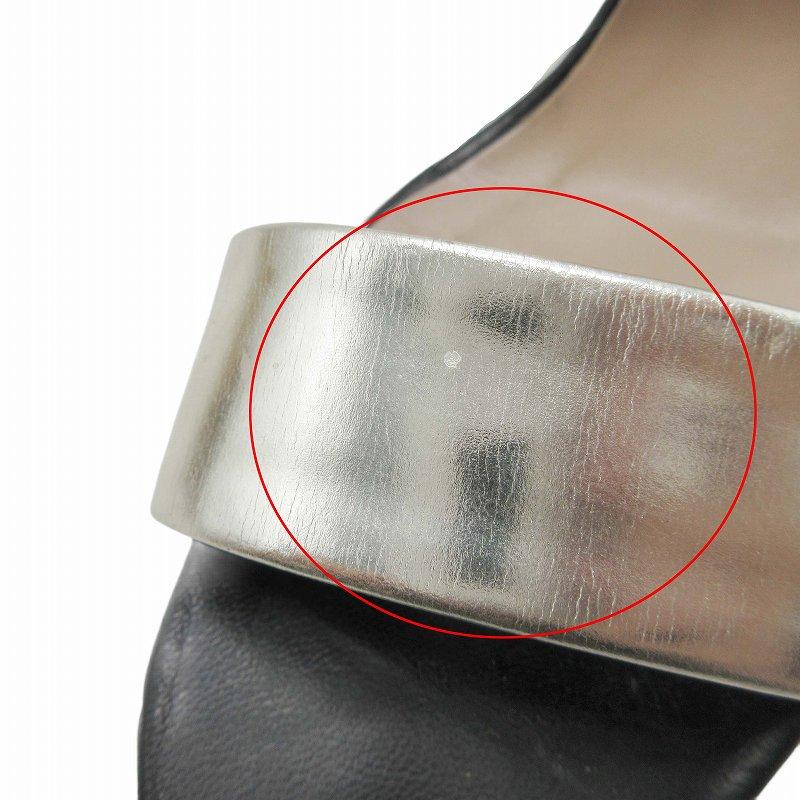 【BARNEYS NEW YORK】ミュール 美品 バーニーズニューヨーク BARNEYS NEW YORK レザー サンダル