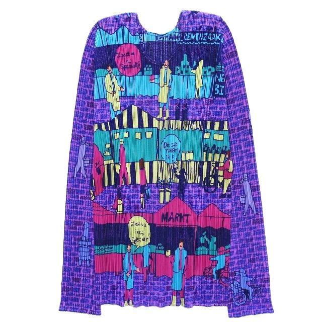 PLEATS PLEASE メッシュ ドルマン チュニック カットソー 美品