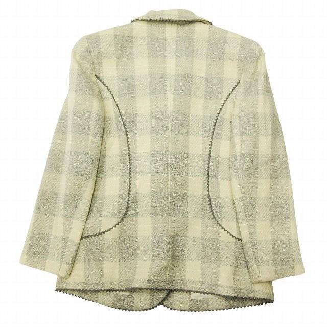 クレージュ courreges チェック ツイード スカート スーツ 