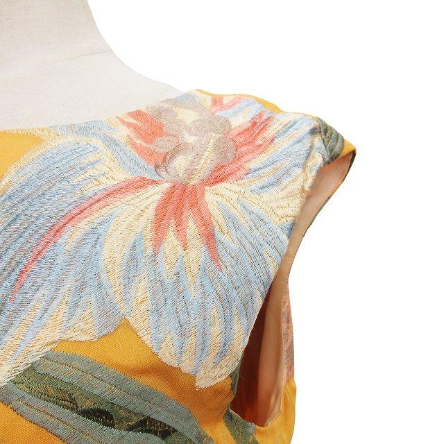 美品 17ss グレースコンチネンタル GRACE CONTINENTAL フローラル刺繍  