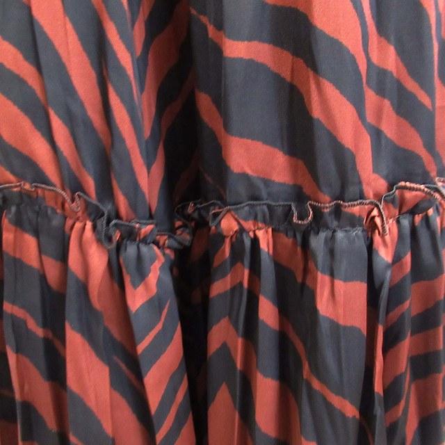 美品 19aw ダイアグラム グレース ゼブラ柄プリントスカート  