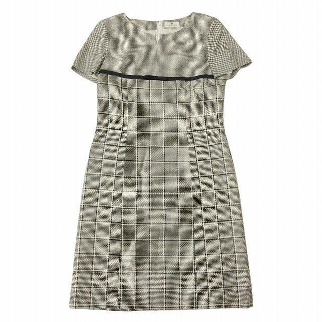 クレージュ courreges ギンガムチェック ワンピース セットアップ 