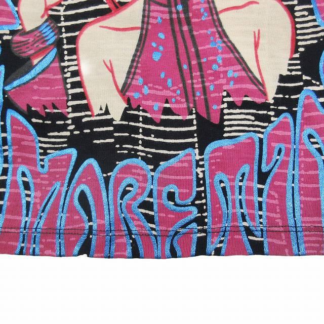 美品 クストバルセロナ Custo Barcelona ガール プリント 総柄 T 美品 クストバルセロナ Custo Barcelona ガール プリント 総柄 T