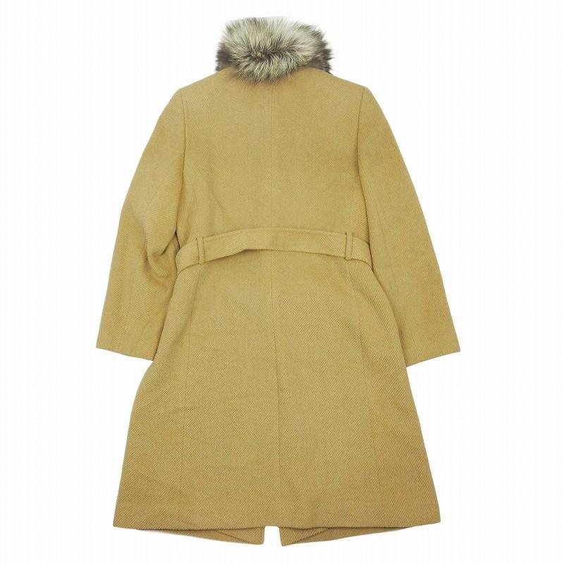 美品 ラピーヌ ブランシュ LAPINE BLANCHE フォックスファー アンゴラ